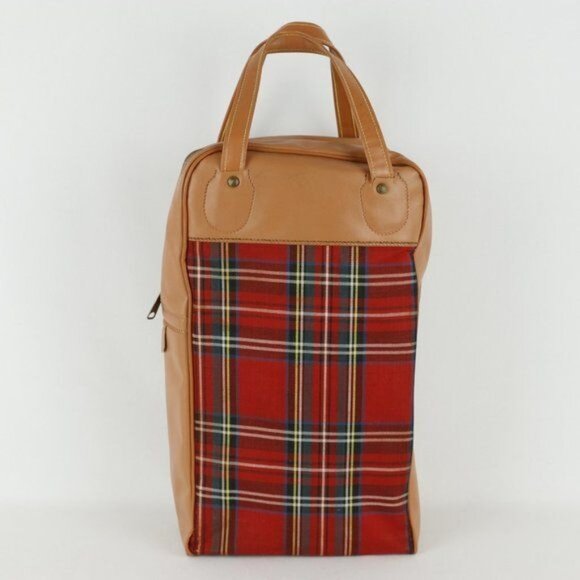 Thermos Vintage Red Plaid Icy-Hot Beverage Container Picnic 3 Piece Set - Picture 2 of 12